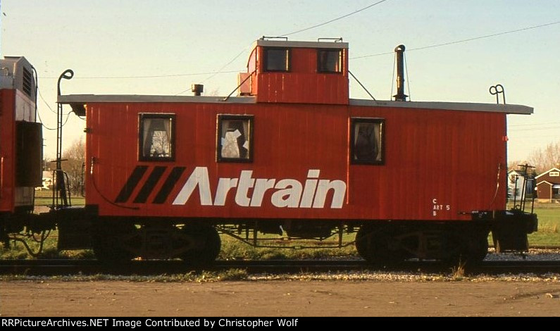 Artrain Caboose Bay City Michigan October 1982